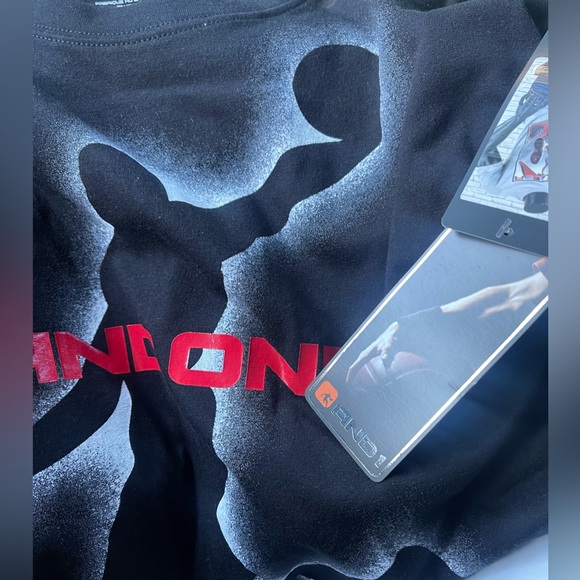 AND1 Men's and Big Men's Active Stenciled Graphic T-Shirt - Picture 6 of 6